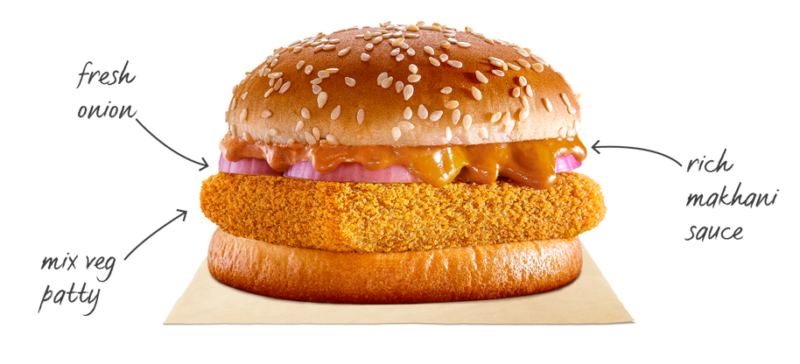 Veg Makhani Burst Burger